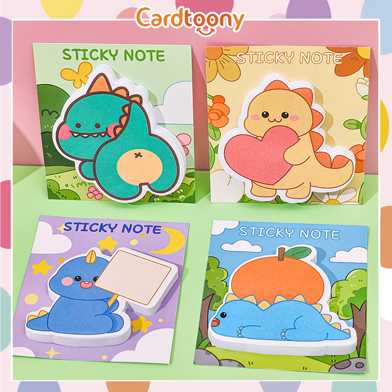

Sticky Note / Memo Stick / Notes Kertas Tempel Dinosaurus Dino Dinosaur Cute Lucu Imut