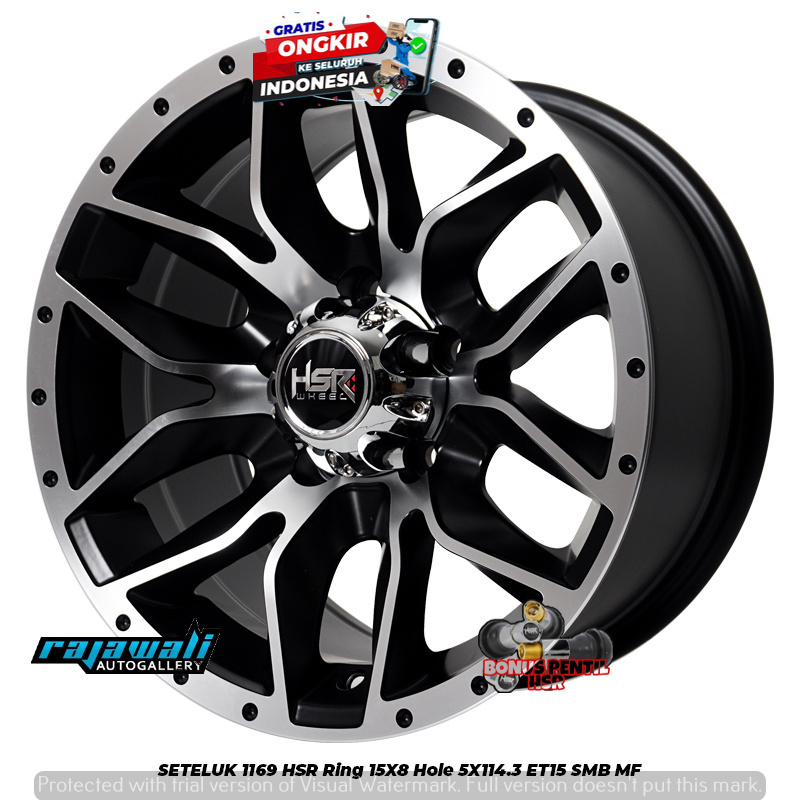 VELG MOBIL OFF-ROAD RING 15 TYPE SETELUK UNTUK RUSH BR-V ESCAPE TERIOS FREE ONGKIR