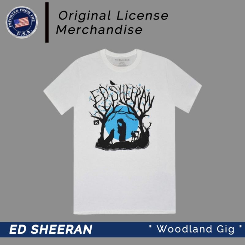 ED SHEERAN Kaos T Shirt Band Music Unisex Original Official Ed Sheeran ORI