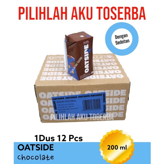

ND63 OATSIDE CHOCOLATE SEDOTAN Susu Oat Milk 200ml - (1 DUS ISI 12 pcs) Harga Termurah ⌒-⌒