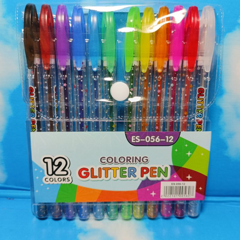 

Pulpen Glitter isi 12 pcs