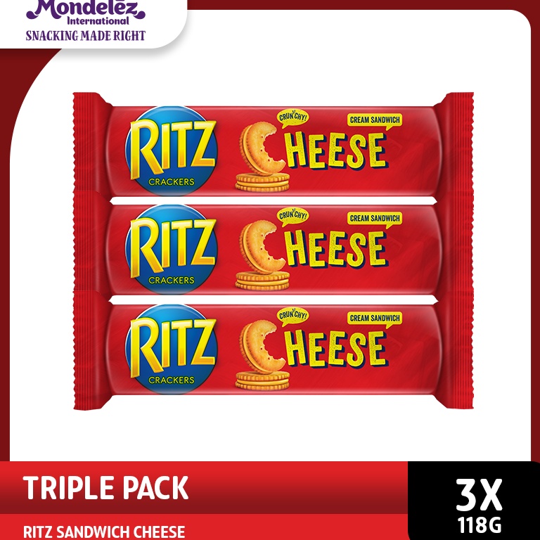 

49 Ritz Sandwich Biskuit Rasa Keju 118 gr - Triple Pack pzzug