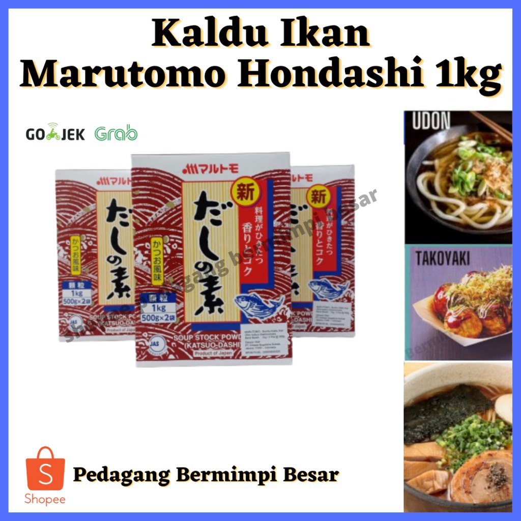 

DISKON BRANDS FESTIVAL Marutomo Hondashi 1Kg | Kaldu Ikan serbuuu !