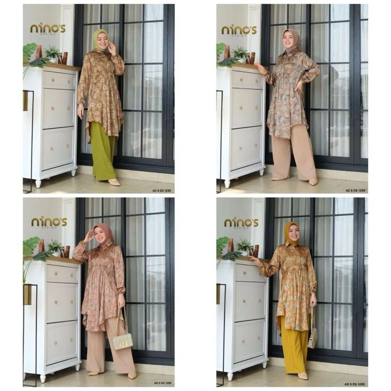 stelan tunik 1295 stelan original ninos design sale akhir tahun