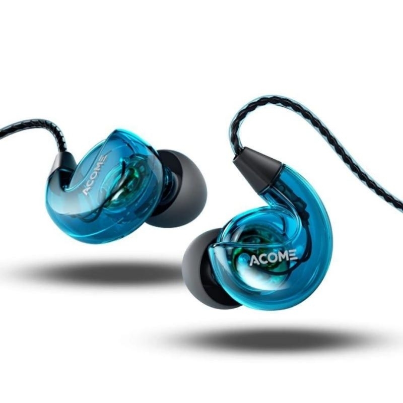 Headset Acome 3D Subwoofer Headphone Transparan Original Acome Kerajaan Fashion