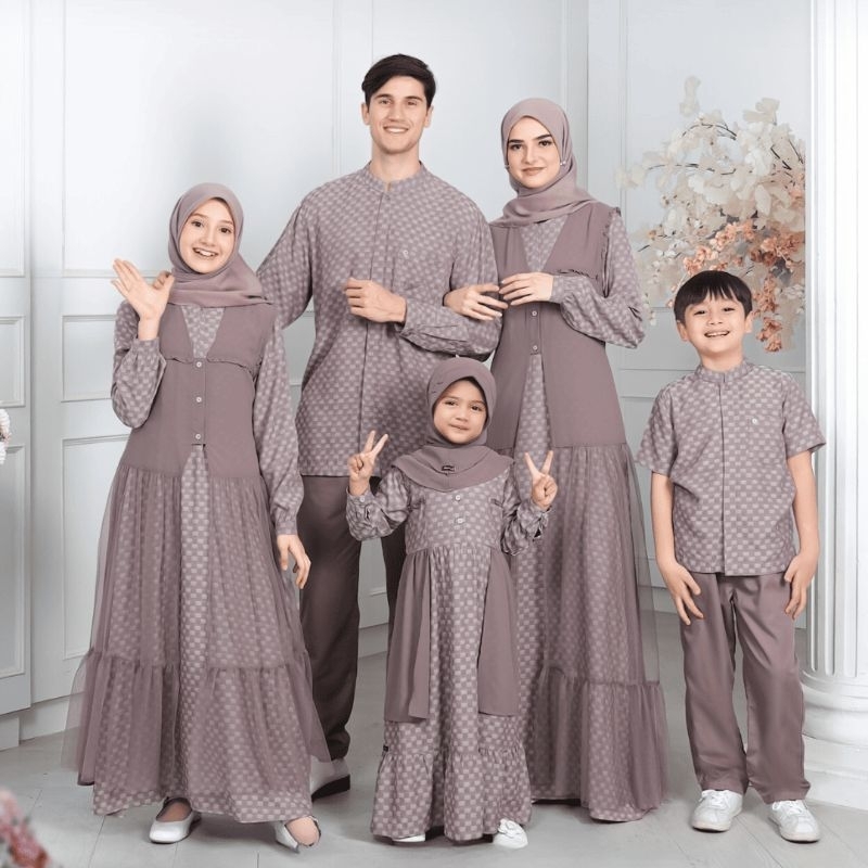 ROYAL 02 VIOLA TAUPE / GAMIS ETHICA / KOKO ETHICA / GAMIS ANAK ETHICA / KOKO ANAK ETHICA