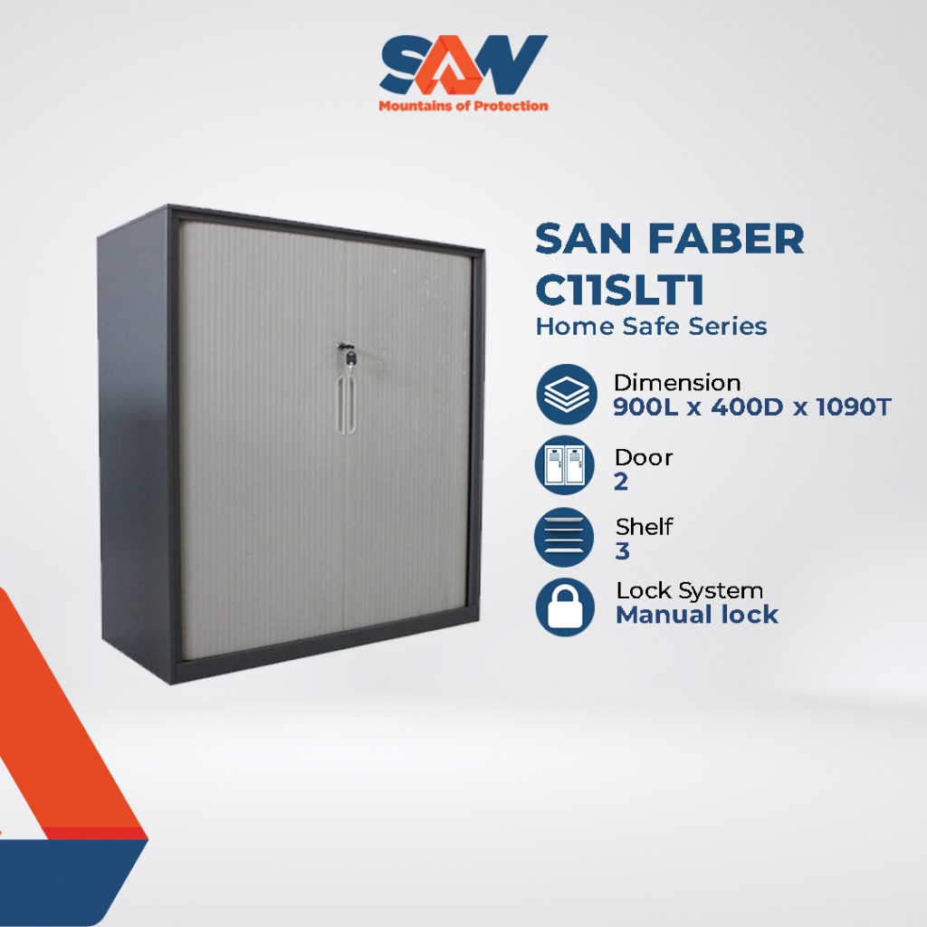 

Lemari Arsip Kantor Lemari Arsip Kabinet Lemari Besi SAN FABER C11SLT1