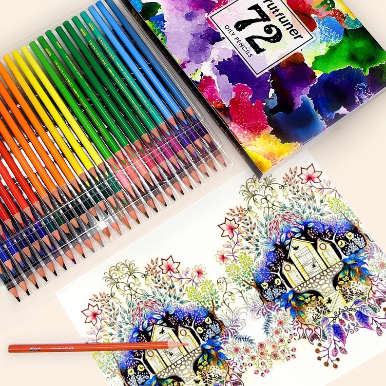

12.12 Promo Brand Pensil Warna Brutfuner Painting Oil Pencil Artist Color Pencils Set 72 gas !!