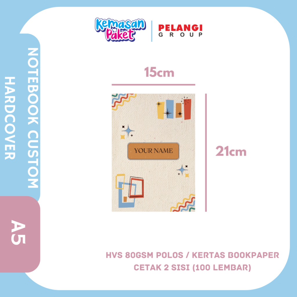 NOTEBOOK CUSTOM A5 HARDCOVER