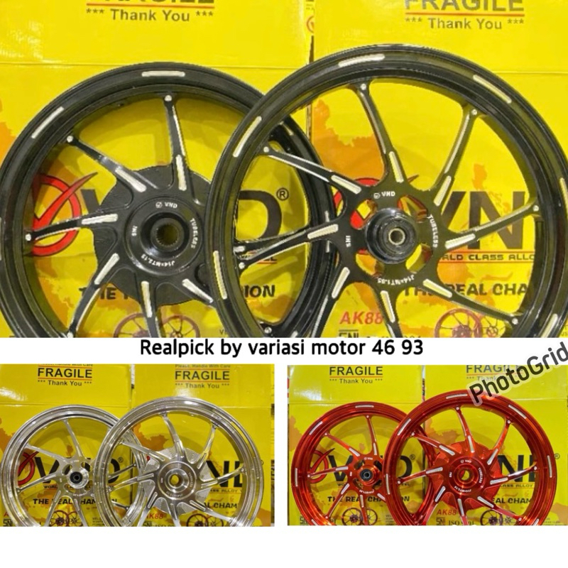pelek roda Velg VND AK 88 Vario 125 Vario 150 / Velg Pelek VND AK88 VARIO 125 VARIO 150 ALL NEW BEAT