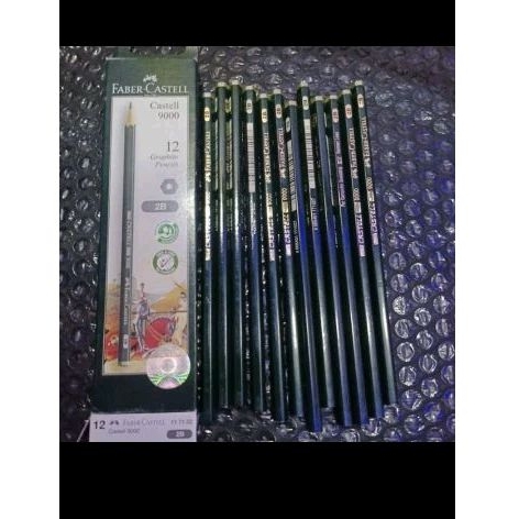 

Pensil faber castell 2B dan steadler 2Bharga diatas 1 pcs pensil ujianpensil sekolah