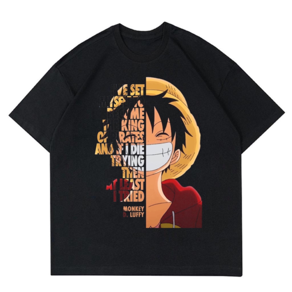 KAOS MONKEY.D LUFFY VINTAGE | T-SHIRT BAJU GAMBAR MONKEY.D LUFFY | KAOS MONKEY.D LUFFY 2023