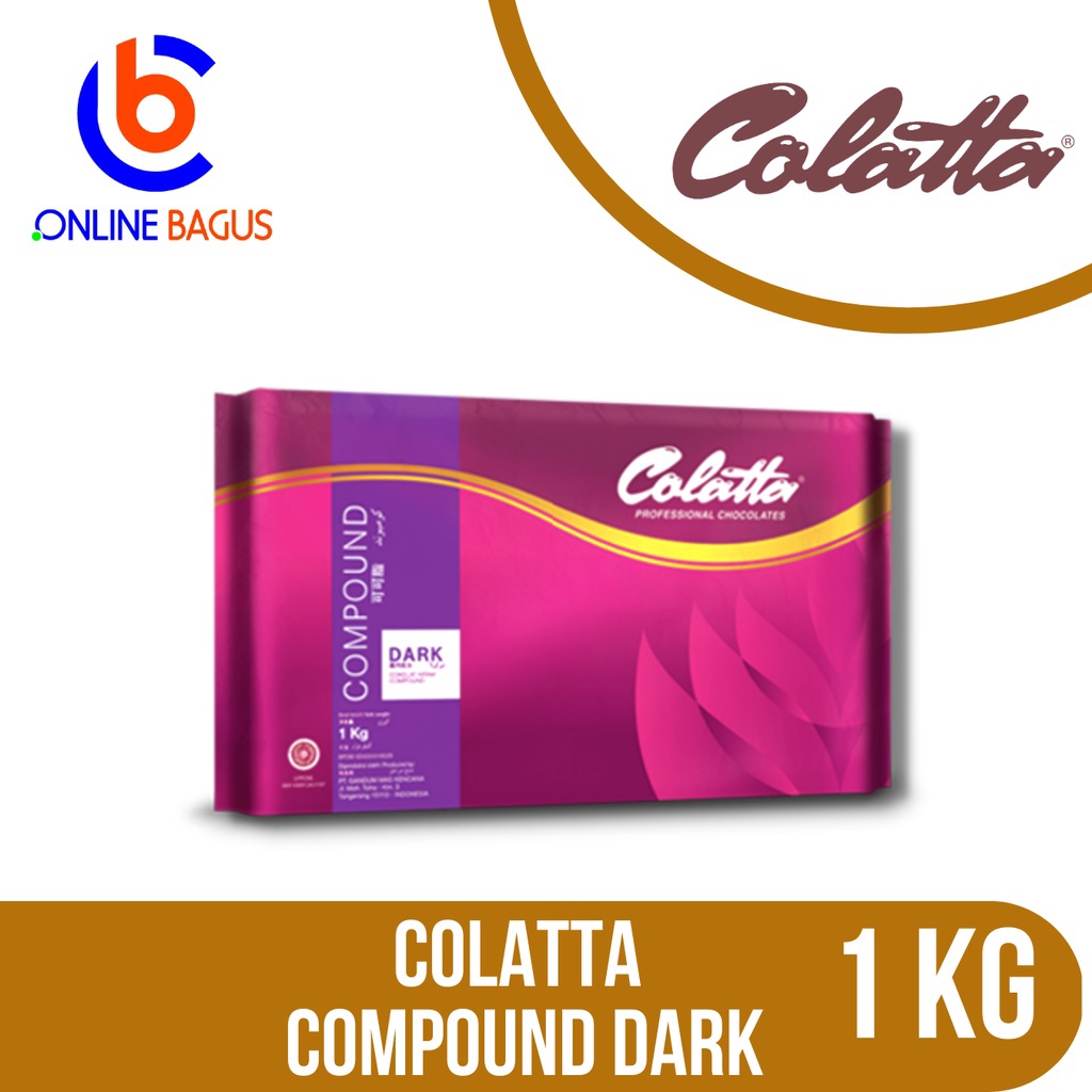 

✨Original✨ Coklat Batang - Colatta Dark Chocolate Compound 1kg buruan