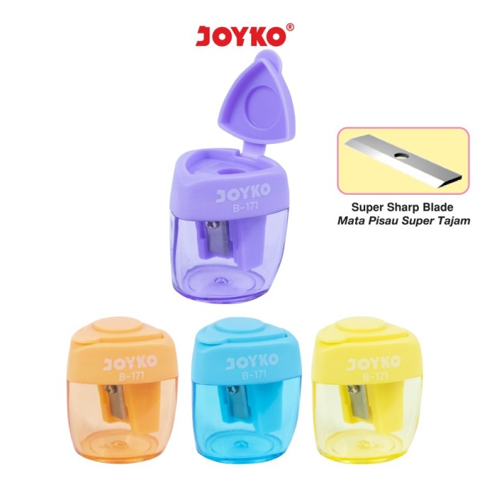 

Rautan Pensil Joyko B-171 / Pencil Sharpener B 171 / Serutan Pensil 1 Lubang