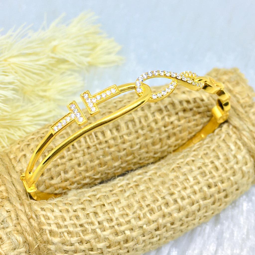 Gelang Emas Bangle Tiffan*y UBS 375/8K