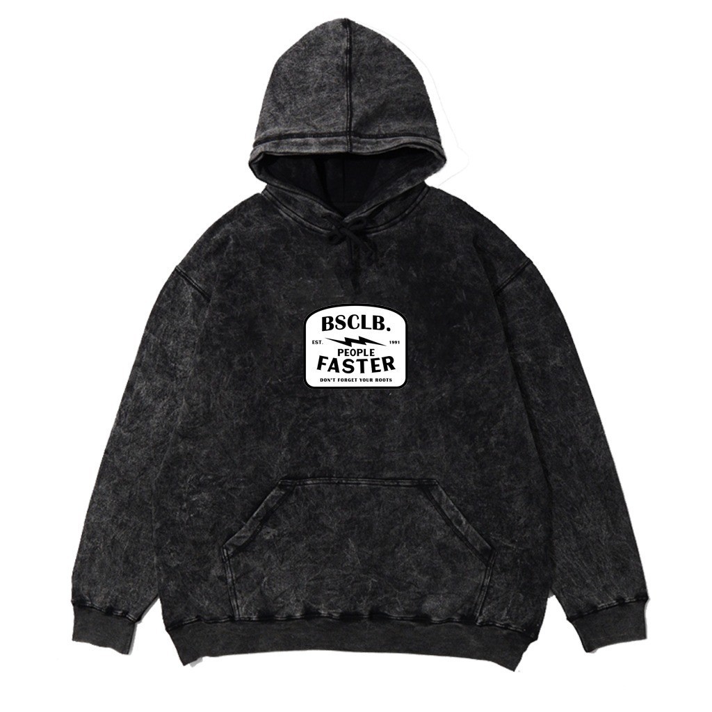 Hoodie Washing Black 1