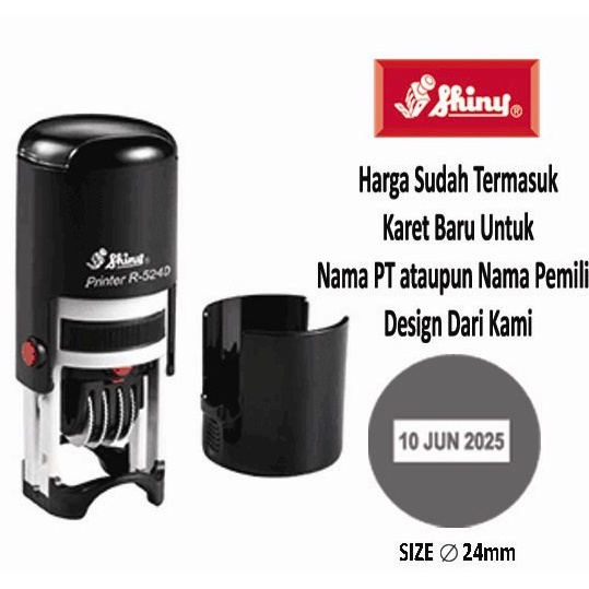 

Diskon - stempel tanggalan shiny bulat