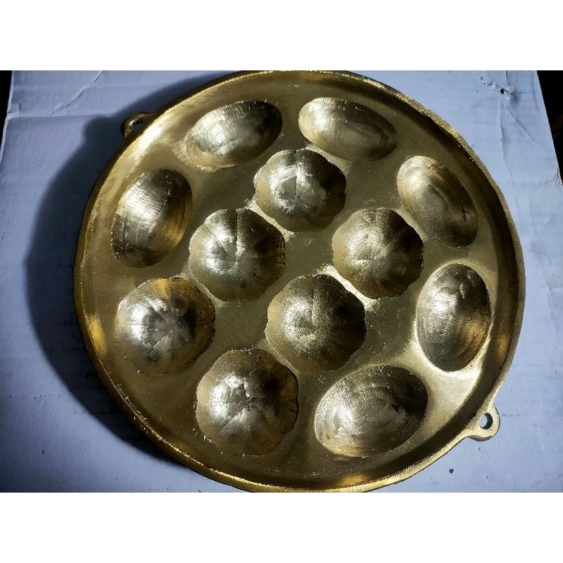 Cetakan Kue Cubit Bahan Kuningan Tebal