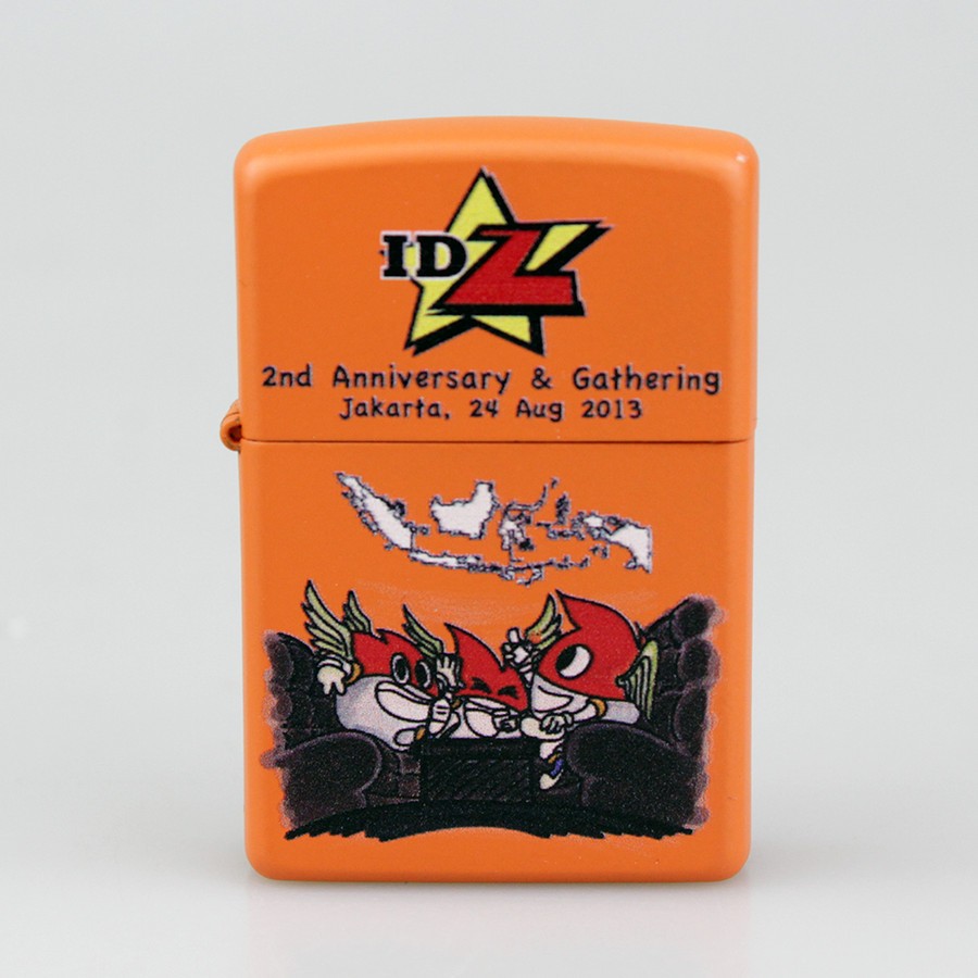 Zippo ID Zippo 2th Anniversary & Gathering Jakarta, Orange Matte, Limited 19/100 2013