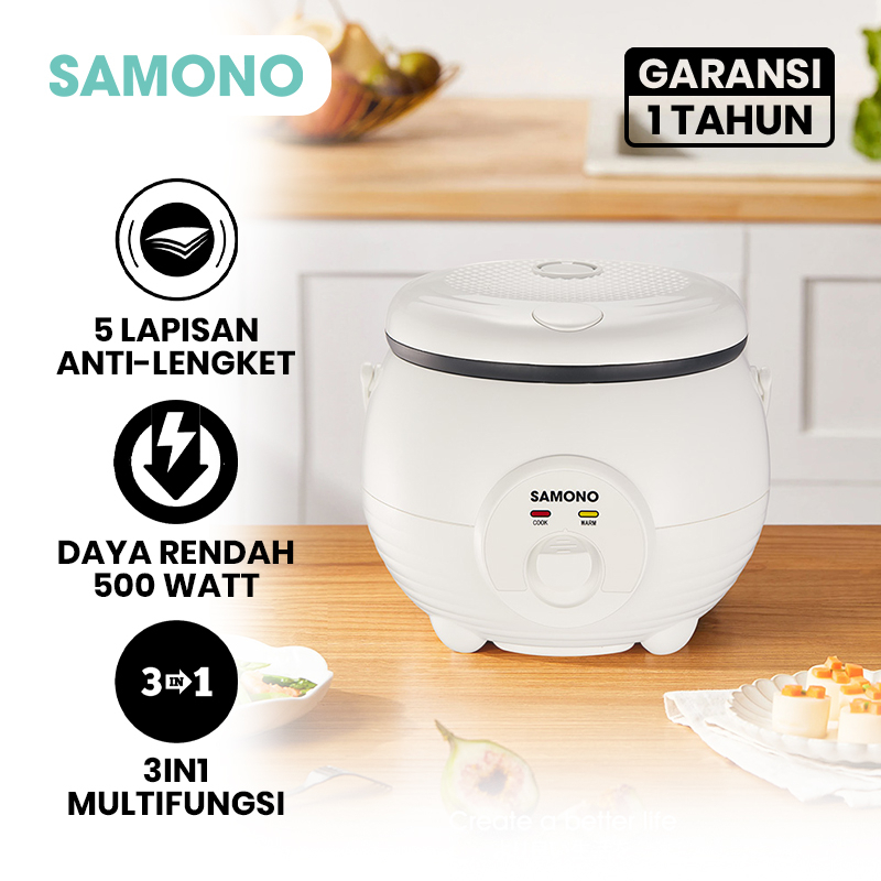 SAMONO Magic Com 1 Liter Rice Cooker - SW RCEC10
