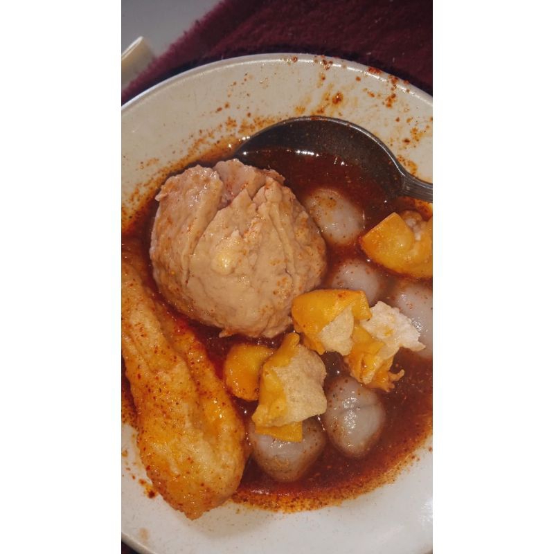 

baso urat bacil kuah pedas