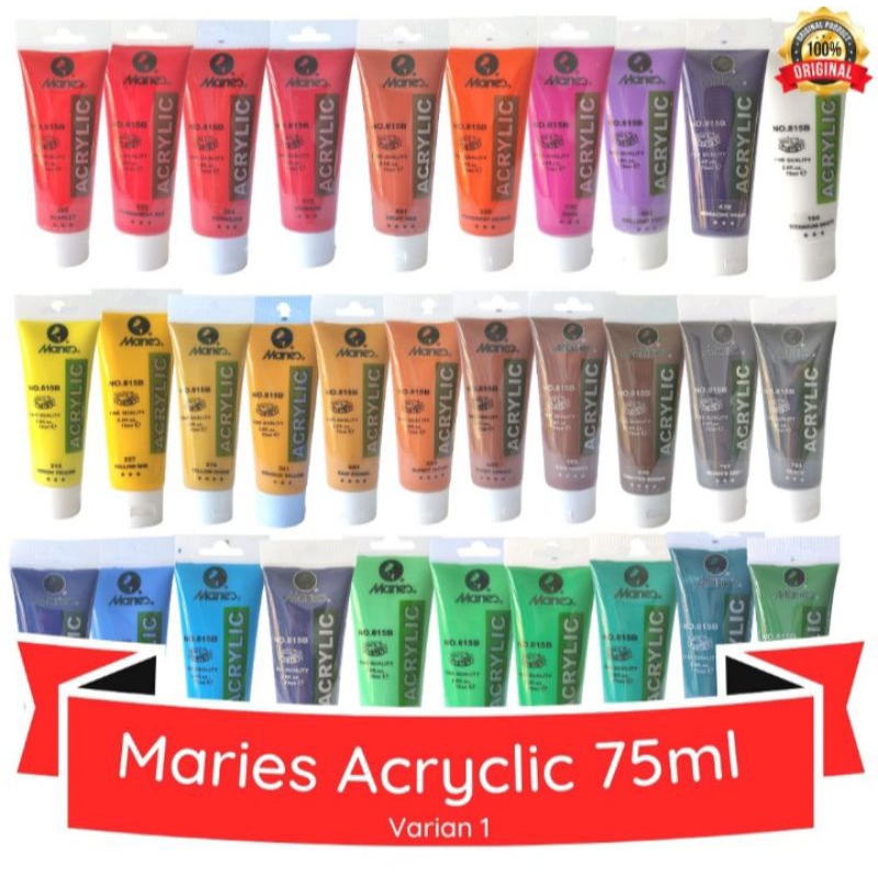 

0Maries Acrylic Colour 75ml / Cat Akrilik Maries 75 ml