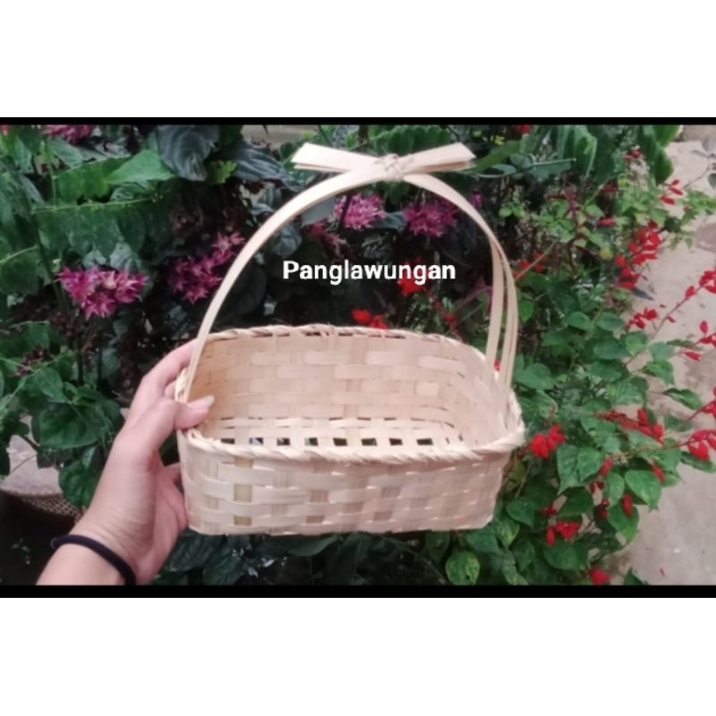 anyaman bambu parsel sasag unik