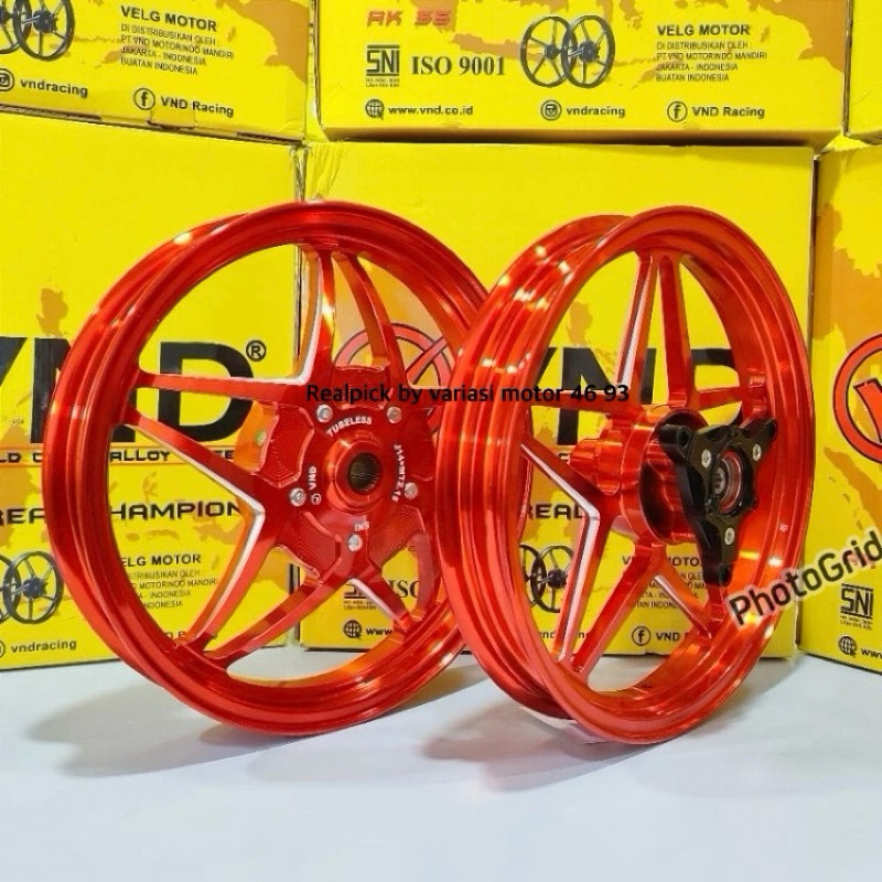 VELG VSPEED VND NEW NMAX /  PELEK VELG BINTANG V SPEED VND NEW NMAX / NMAX BARU