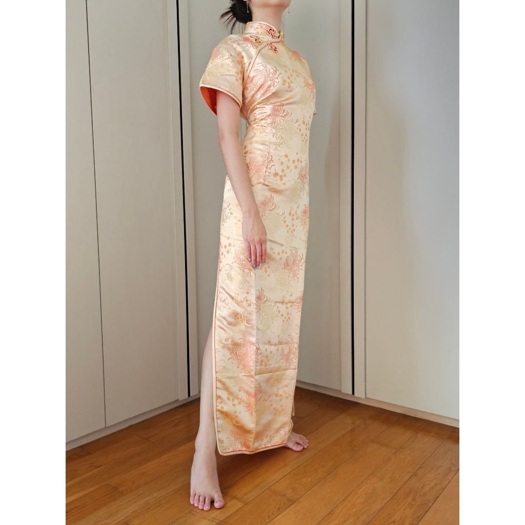 Jibao Baju Pesta/Dress Warna Kuning Pastel Elegan (bikin custom)