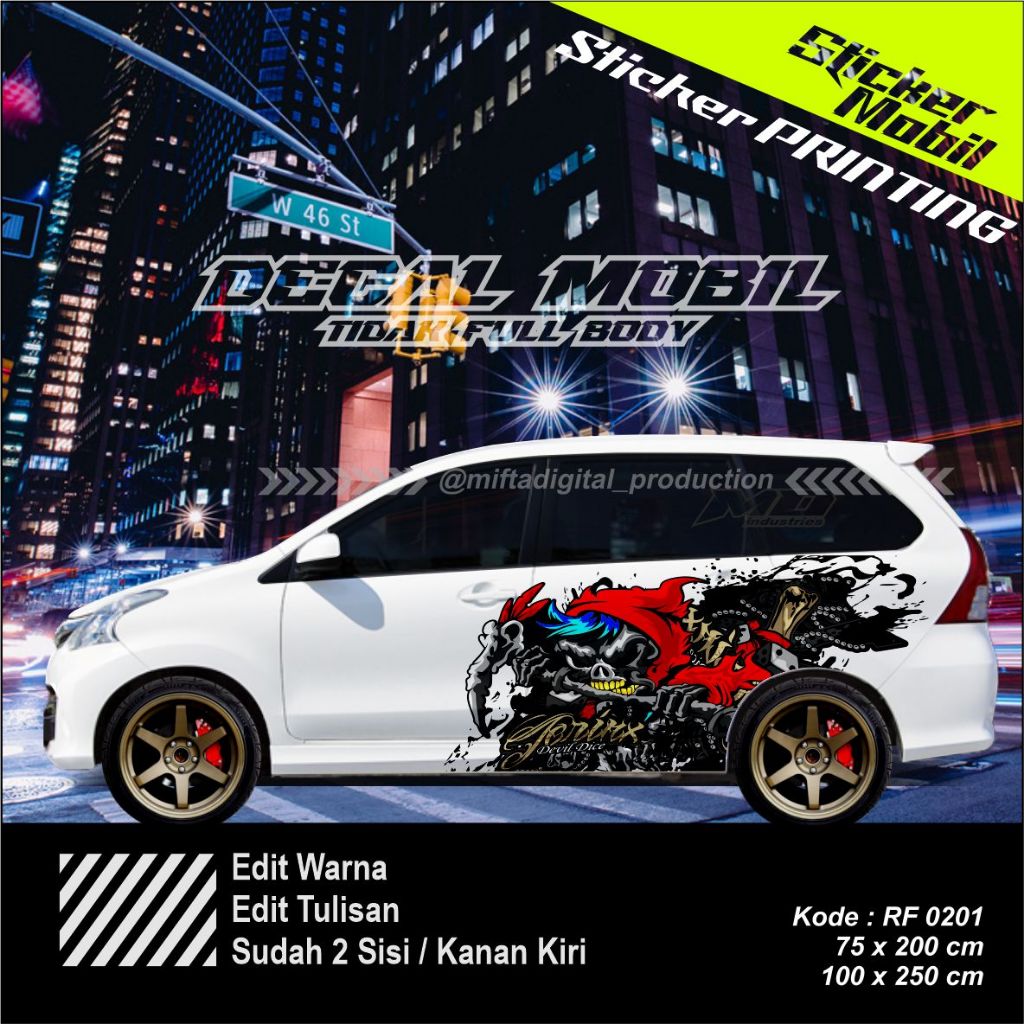 STRIPING AVANZA - STRIPING AVANZA MOSTER KONSEP STRIPING AVANZA, XENIA MURAH