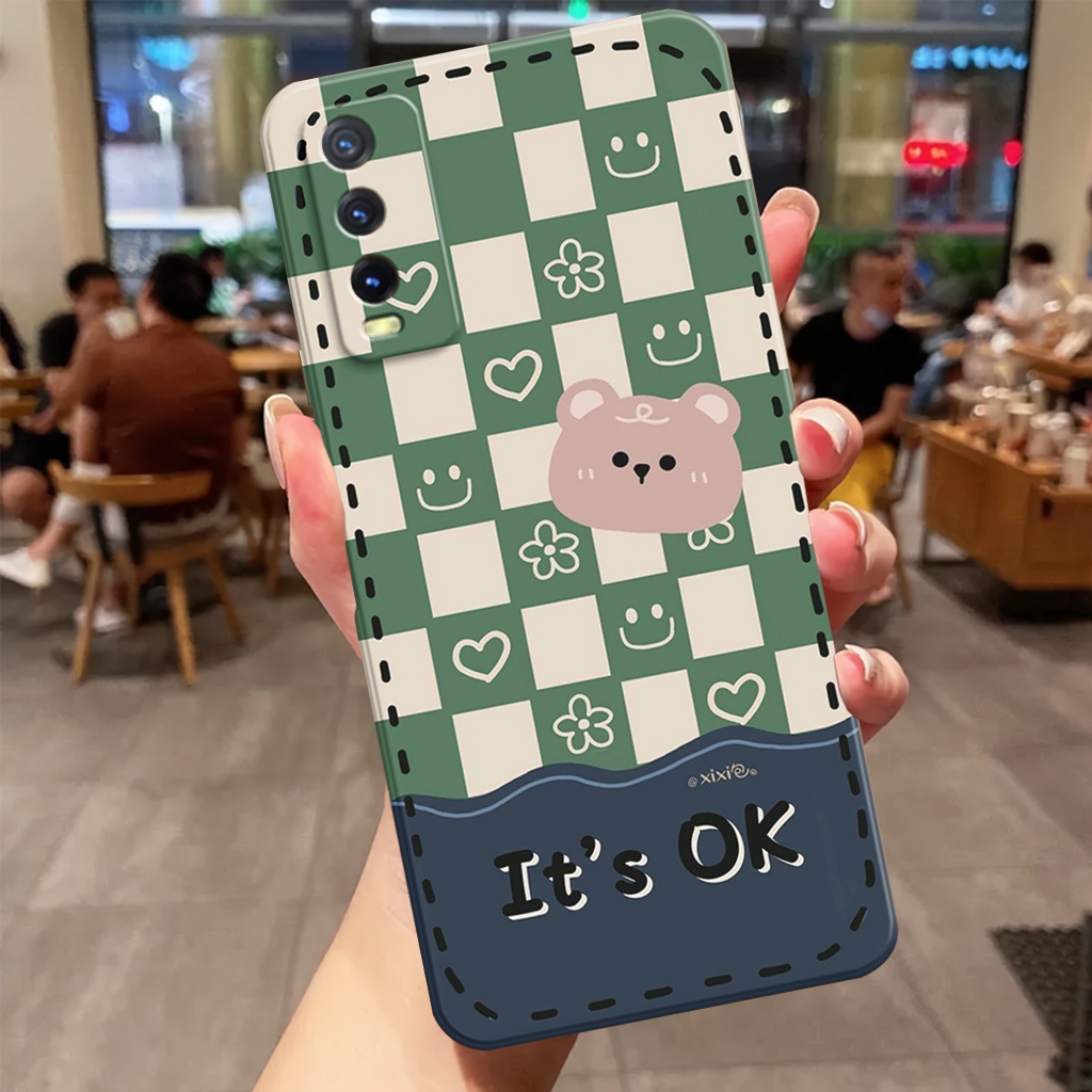 CASE VIVO Y12S/Y20/Y20S - SOFTCASE PRO CAMERA VIVO Y20/Y20S/Y12A/Y20A/Y20i/Y12S - FULL MOTIF - BEAR 