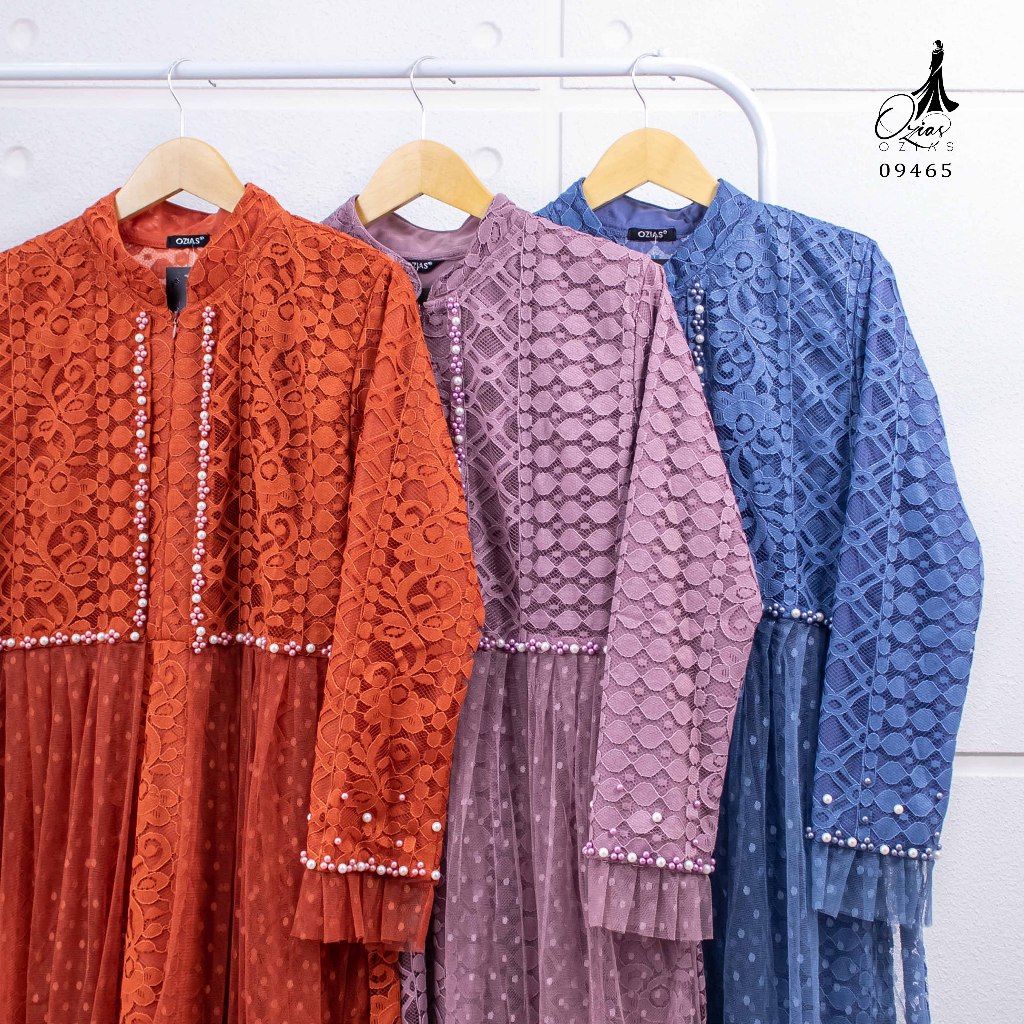 Ozias - Gamis Brokat Fimela 09465 Ld 105 120-2