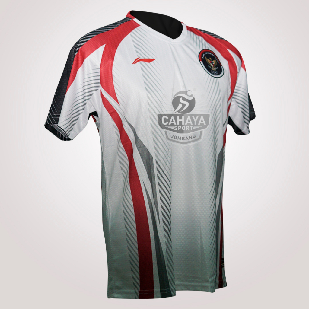 Kaos Jersey Badminton Li-ning / Lining ORIGINAL - Putih