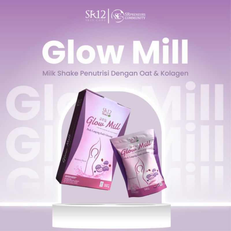 GlowMill SR12 / Glow Mill SR12 / Minuman Diet Kolagen / Susu Diet / Susu Kolagen / Minuman Kolagen