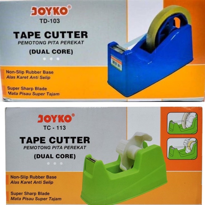 

Best Terlaris Tape Dispenser Tempat Isolasi 1inchi 0.5inchi JOYKO TD-103 / TC-113 ➬✪✸