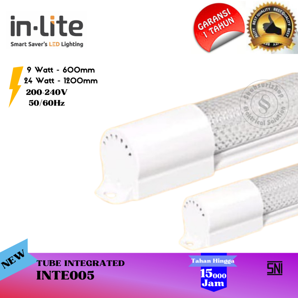 IN LITE INTE005 Lampu 9 WATT & 24 WATT TUBE INTEGRATED