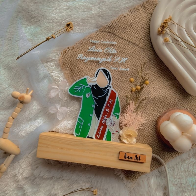 Kado Wisuda Acrylic| Kado Ultah| Acrylic Lettering