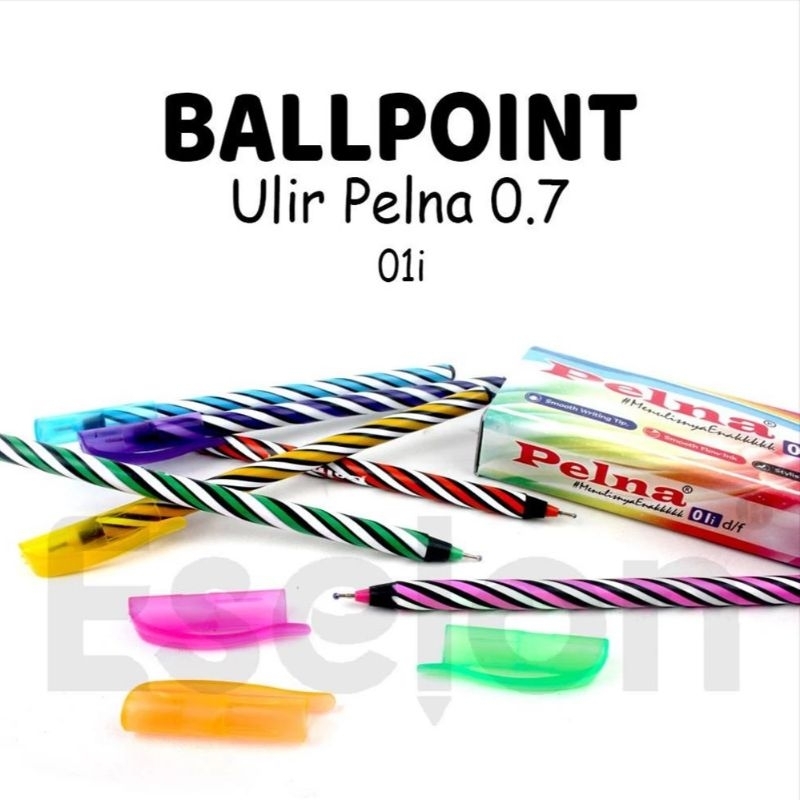 Balpoint PELNA 01 Ulir Meneulisnya Enak TC