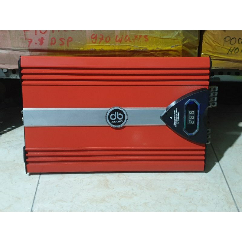 power amplifier mobil 4channel 8000watts dB audio db8000.4 second bekas normal siap pakai no minus