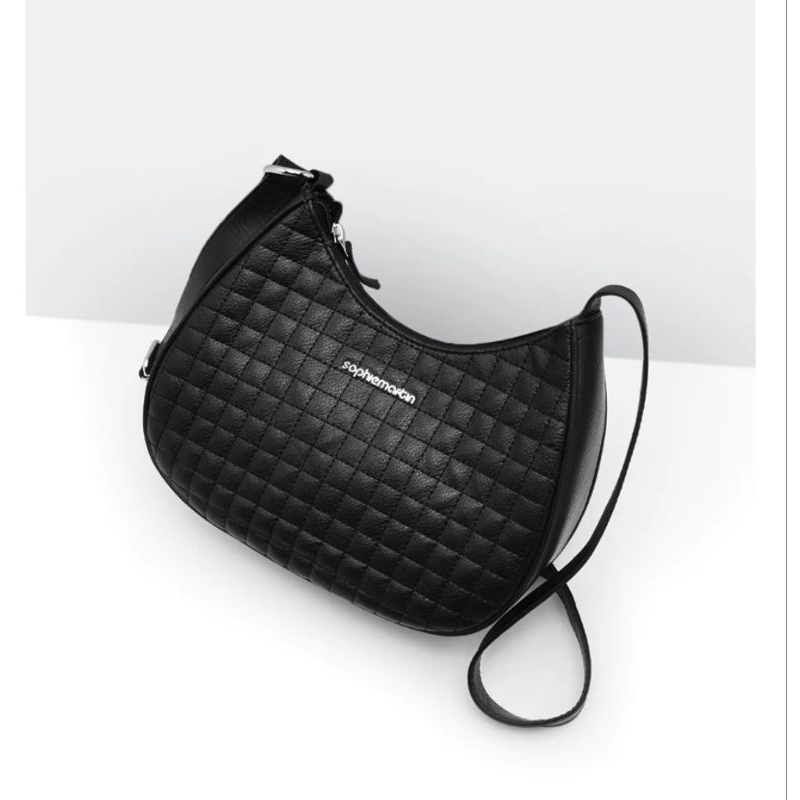 TERBARU  TAS SELEMPANG WANITA SOPHIE MARTIN PARIS TAS WANITA  SM CERYSSA BLACK SHOPIE MARTIN SHOPEE 