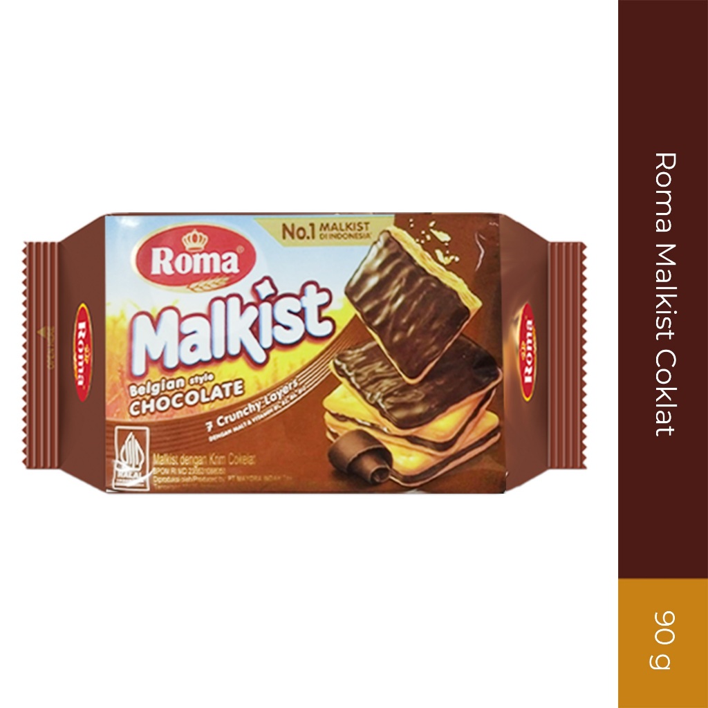 

ROMA Malkist Belgian Coklat 90 gr #CNS