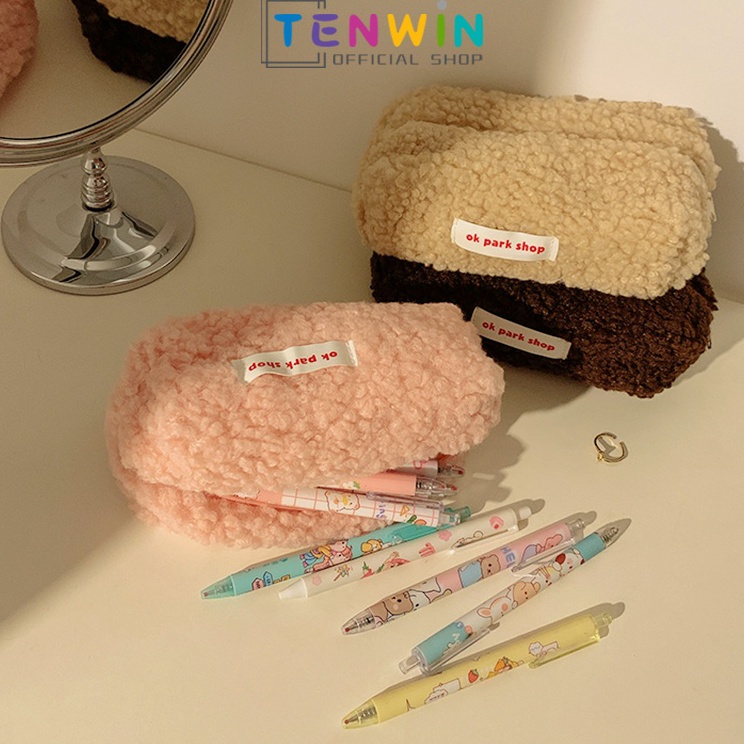 

Terkini Pensilcase Tas Make up shool pouch Tempat pensil cute -Tenwin
