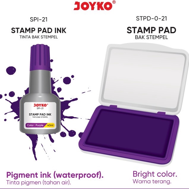 

Bayar Di Tempat Stamp Pad Ink Tinta Bak Stempel Refill Tinta Stempel Joyko ↕➨⁑✲