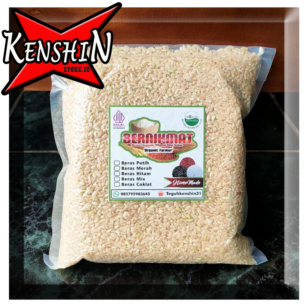 

BERAS ORGANIK PECAH KULIT (BERAS COKLAT) 1 KG