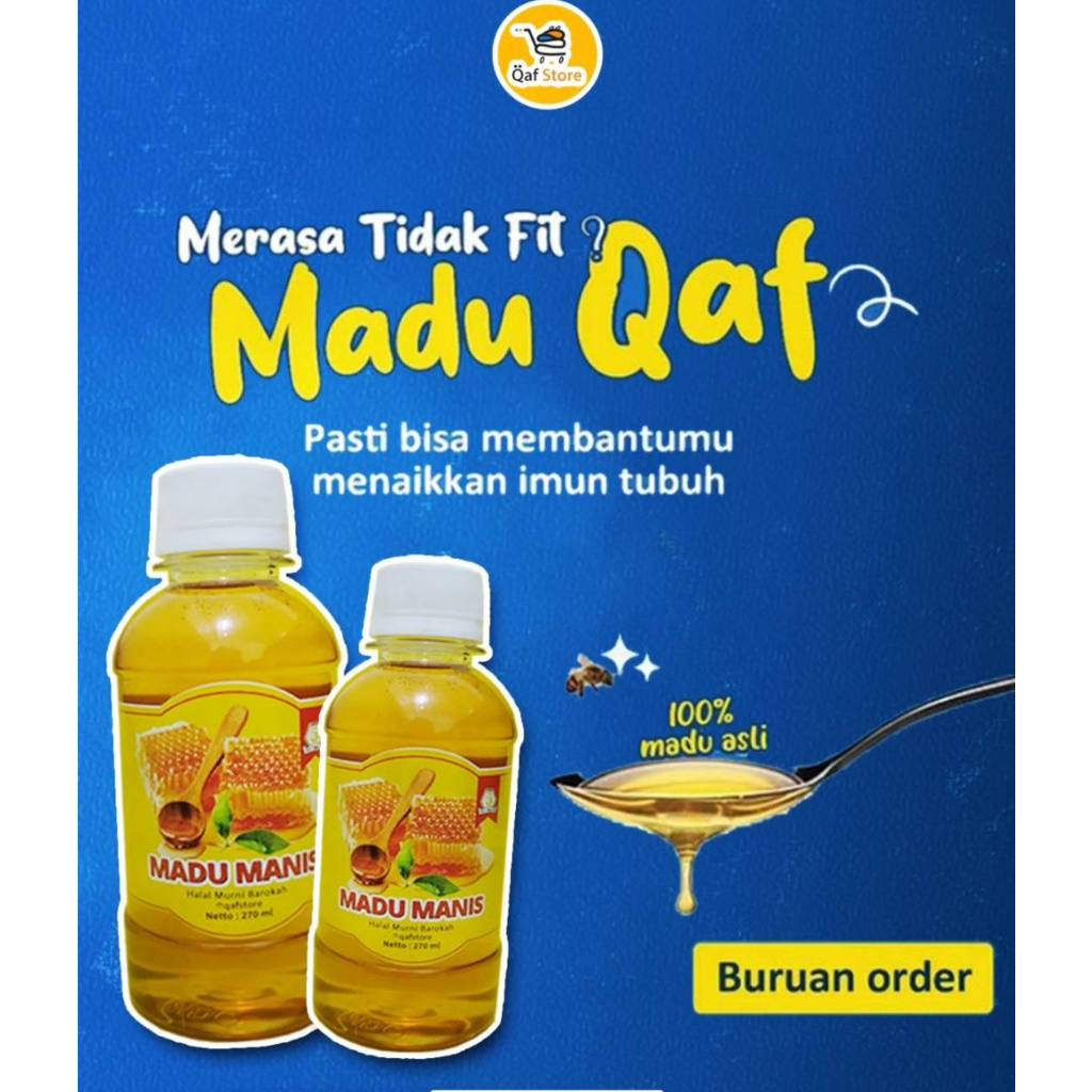 

Madu Qaf | Madu Hutan Murni (Multi Flora) Yang Dikelola Santri Penghafal Al-Qur'an