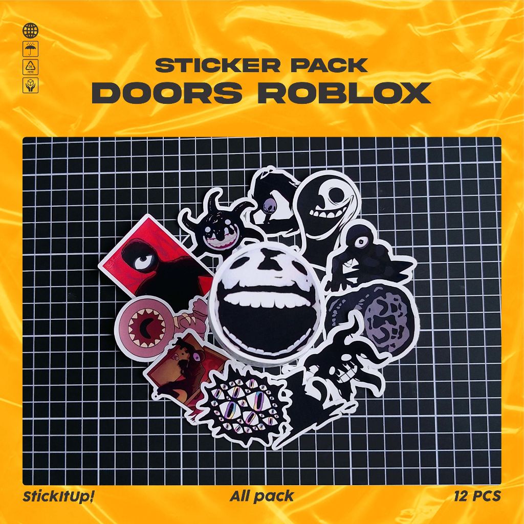 

COD✨ StickItUp Stiker Pack Planet Doors Robloxes Lucu Keren Untuk Koper Laptop Skateboard