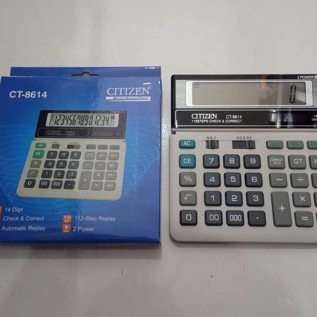 

Best Seller Kalkulator / Calculator CITIZEN CT 8614 14 Digit
