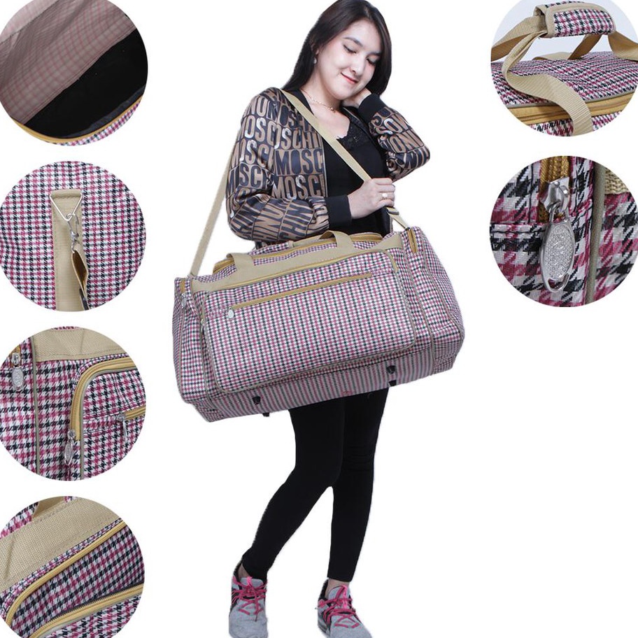 Harga Murah Travel Tas Traveling Pakaian Duffle Bag Baju Jumbo Wanita Pria Jinjing Murah Besar Polo 