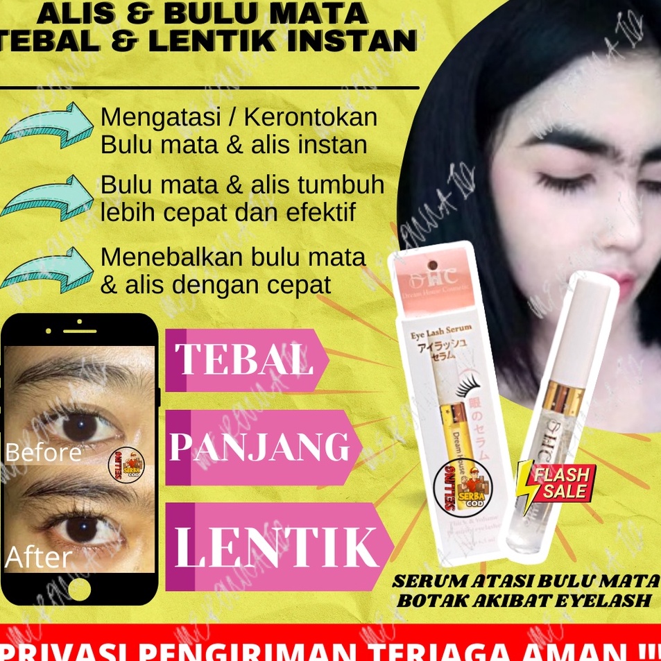 Terkini PENUMBUH BULU MATA - PELENTIK BULU MATA - PENEBAL ALIS - DHC EYELASH TONIC SERUM 6,5 ML ORIG