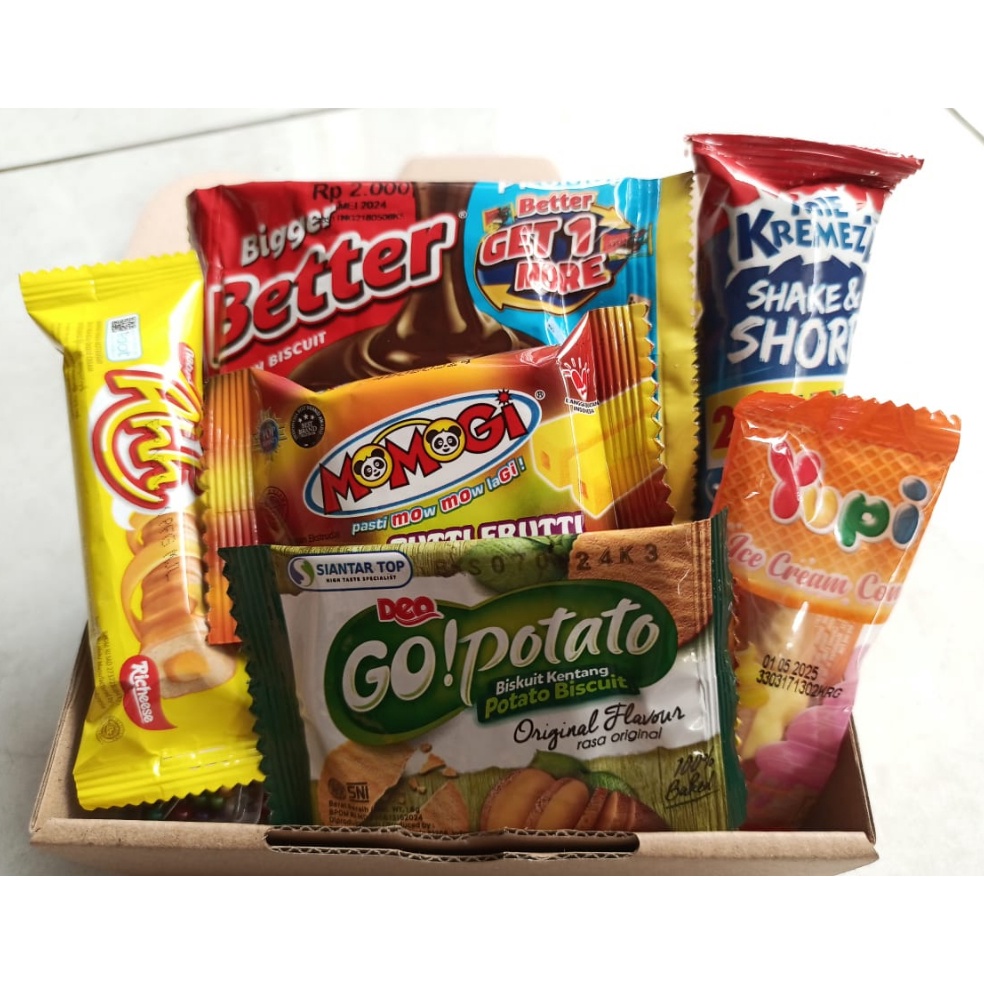 

MODEL TNM795 [PAKET CEBAN] SNACKBOX/GIFTBOX/CEMILAN/JAJANAN/KADO/HADIAH